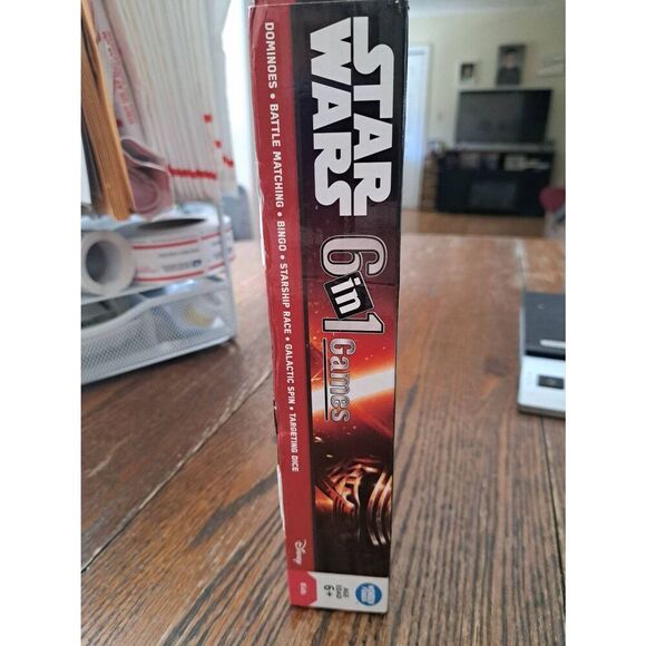 New Star Wars Disney Wonder Forge 6 in 1 Games Dominoes Matching Bingo More! - Picture 4 of 6